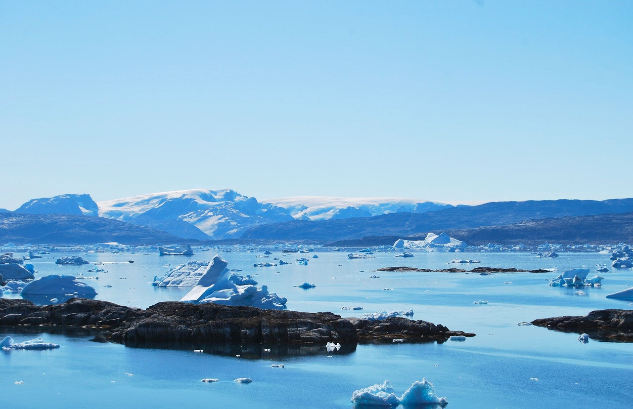 Paysage en arctique
